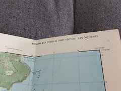 Vintage Folded CMA Broken Bay Orthophotomap First Edition Paper Fold Out