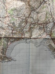 Ordnance Survey One Inch Map – Swansea – Sheet 153 – 1972