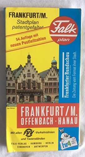 Frankfurt by Geodata Sheet map, folded Book The Fast Free Shipping