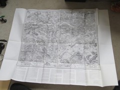 Vintage 1980 Banbury Sheet No.61 Reprint of First Edition 1″ Ordnance Survey Map
