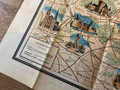 Map and Guide to Paris and Environs Fuhrer Guilmin (1940?)