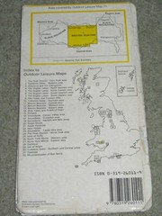 OS Ordnance Survey Outdoor Leisure 11 Brecon Beacons National Park Central, 1990