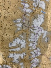 GRAMPIANS – Bartholomew Half Inch Map No 51 Scotland 1971 Newtonmore Pitlochry