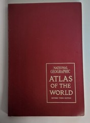 Vtg NATIONAL GEOGRAPHIC ATLAS OF THE WORLD 1970 Lg 13×19” Third Ed Washington DC
