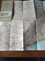 Foglio 10. Italian Touring/Road Map 1950. Touring Club Italy. Vintage cars