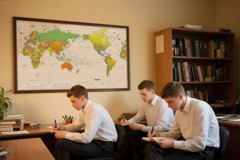 Map of The World Wall Chart Poster Mural School Classroom Home Decor（120x80cm ）