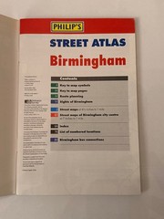 2006 Philip’s Street Atlas Birmingham 2nd Edition Plus Tourist Attraction Guide
