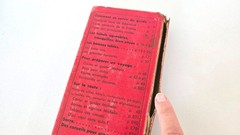 RARE 1954 Guide du pneu France Michelin Tyre Book Collectible HEAVY WEAR, READ!
