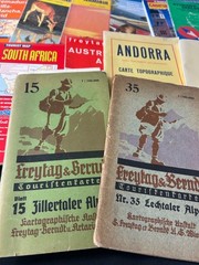 Collection of 20 Various Maps from Europe and Africa – Z#1001