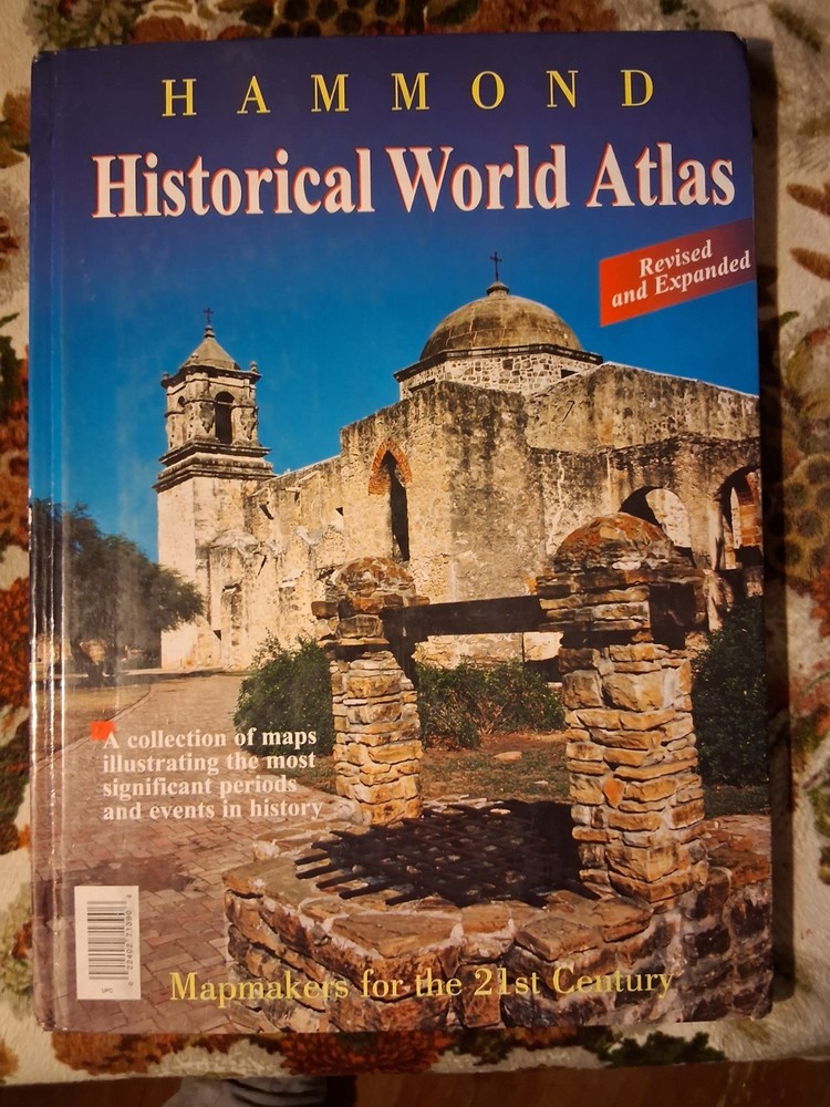 Hammond Historical World Atlas Revised Illustrated Hardcover Mapmakers