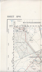Ordnance Survey 1:25,000 First Series Map Sheet SP 91 Tring
