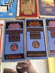 Vintage UK Road Map Bundle x10 Ordnance Survey Bartholomew’s Dorset