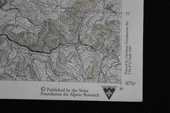 Vintage Topographic Map.