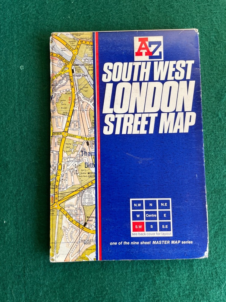Master Map of Greater London: South-west Section by Geographers’ A-Z Map Company