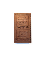 BACON’S MOTORING and CYCLING MAP, HASTINGS Half Inch Series