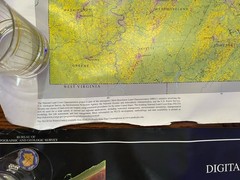 2 Posters Geology Geography PA DCNR USGS Maps Digital Elevation Land Cover 1999