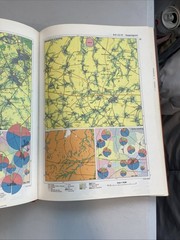 Atlas Belgium And The World 1968 Hardcover Book Branden Nouboers Maps Vintage