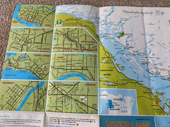 Greater Vancouver & Southwestern British Columbia Map Supernatural Canada 1970’s