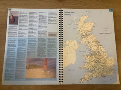 Map & Travel Guide Bristol Bath Job Lot Spiral Bound Book City of Bath Guide Did