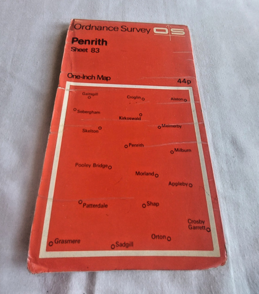 Ordnance Survey One Inch Series Map – Penrith – Sheet 83 – Published in 1964