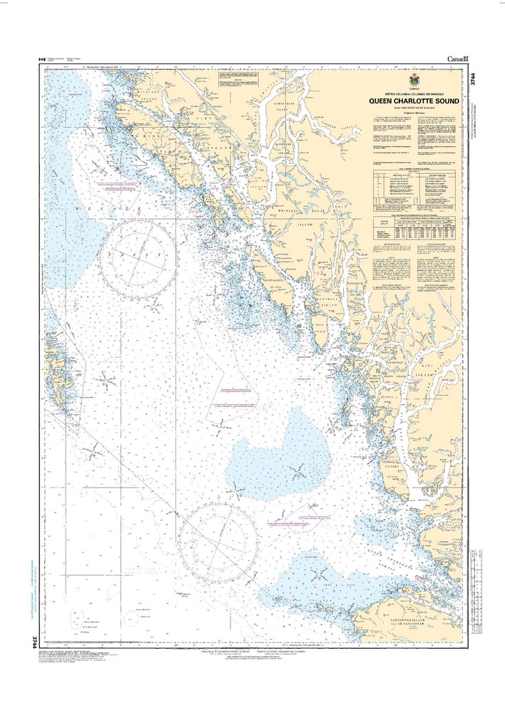 Queen Charlotte Sound | CHS Chart 3744 (47 x 33)