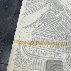 Ordinance Survey 25 Inch To The Mile Large Scale Map 1938. Cricklewood. London