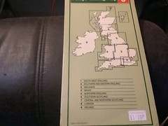 MAP PHILIPS TOURING MAP 6 SOUTHERN SCOTLAND (1979)