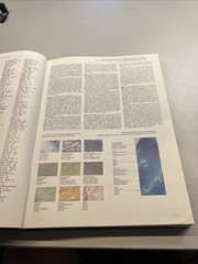 Britannica Atlas 1768 Hardcover Book 1988 Edition Large Color World Maps 15″X11″