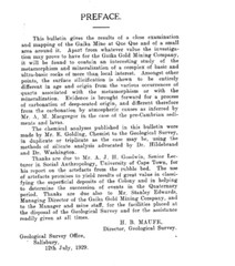 Rhodesia Geological Survey Bulletin No. 14 (Geology of Gaika Gold Mine, Que Que)
