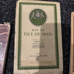 Vintage Rare Old OS Ordance Survey Map Bundle Joblot Tourist 1908-1942