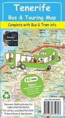 Tenerife Bus & Touring Map by Jan Kostura (Sheet map, folded)