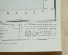 Ordnance Survey One-Inch Map 150 IPSWICH New Popular 6th Edition 1949