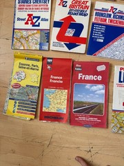 23 x Maps & Ordinance Survey UK | London | Paris / France | Surrey Road Atlas AZ