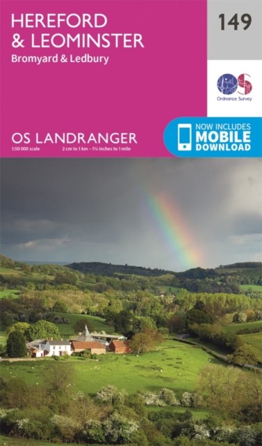 Hereford & Leominster, Bromyard & Ledbury by Ordnance Survey (Sheet map, folded)