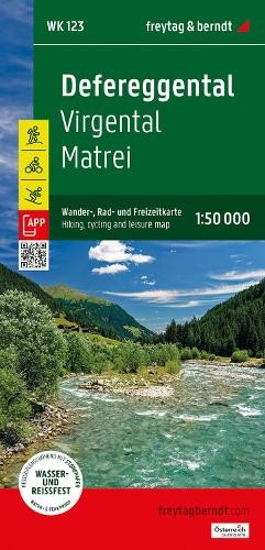 Freytag-Berndt Defereggental, Virgental, Matrei WK123 (Map) (UK IMPORT)