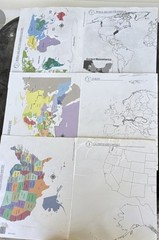 Classical Conversations Trivium Tables Geography Maps Africa Europe World US