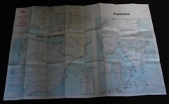 Caravan Club / Geographia 1:2,500,000 Map of Europe & Scandinavia – 1981
