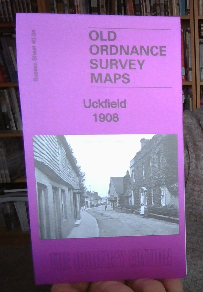 MAP OF Uckfield 1908 Sussex Sheet 40.04 by Richard Oliver NEW 9781847846815
