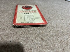 Vintage OS One Inch Map -Ludlow, Sheet 129, 1947 – On Cloth, Ordnance Survey