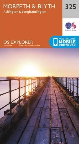 Morpeth and Blyth (Map) OS Explorer Map