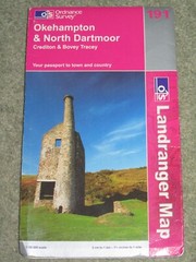OS Ordnance Survey Landranger Map Sheet 191 Okehampton & North Dartmoor – 2004