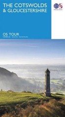 The Cotswold & Gloucestershire (Sheet map, folded)