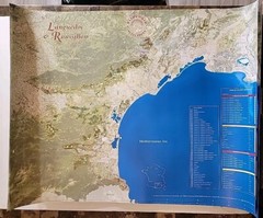 A VINEYARD MAP BY HAND PICKED SELECTIONS LANGUEDOC AND ROUSSILLON WALL / POSTER
