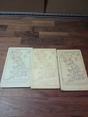 3x Vintage OS One-Inch Maps
