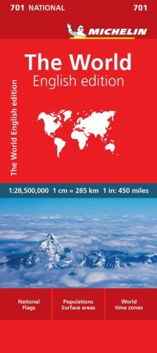 The World – Michelin National Map 701: Map…, Michelin