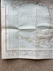 Vintage OS One Inch Map -Fishguard – Sheet 138 – 1947 – Ordnance Survey