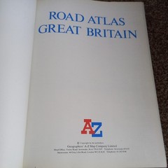 A. to Z. Road Atlas of Great Britain: 3m-1″ (Road Atlases),Geographers’ A-Z Map