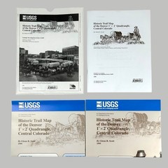 USGS Historic Trail Map of Denver Quadrangle Central CO 1999 Used Ships Quickly