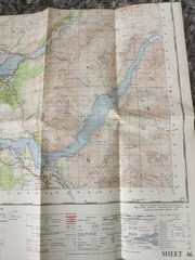 1963 Ordnance Survey One Inch Map 46 Loch Linnhe (incl Creagan, Corran, Glenure)