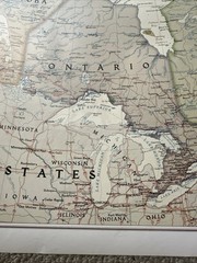 National Geographic Canada Wall Map Classic 38” x 32” 2019 Paper